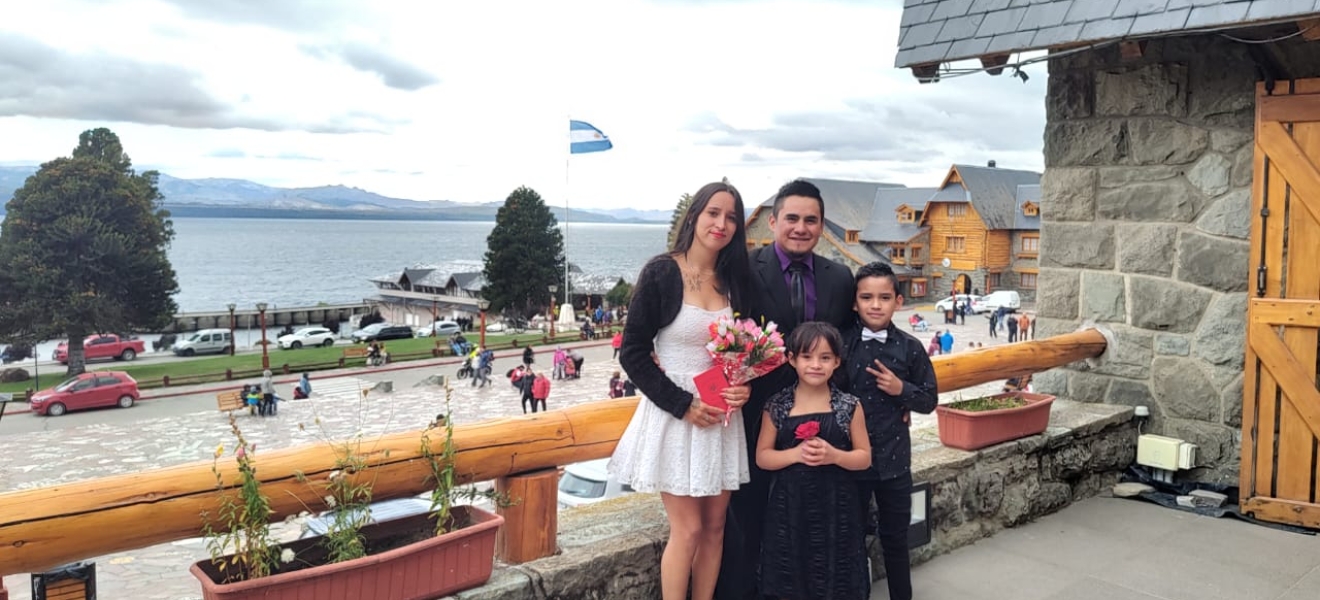 San Valentín: dos parejas se casaron en el Concejo Municipal de Bariloche
